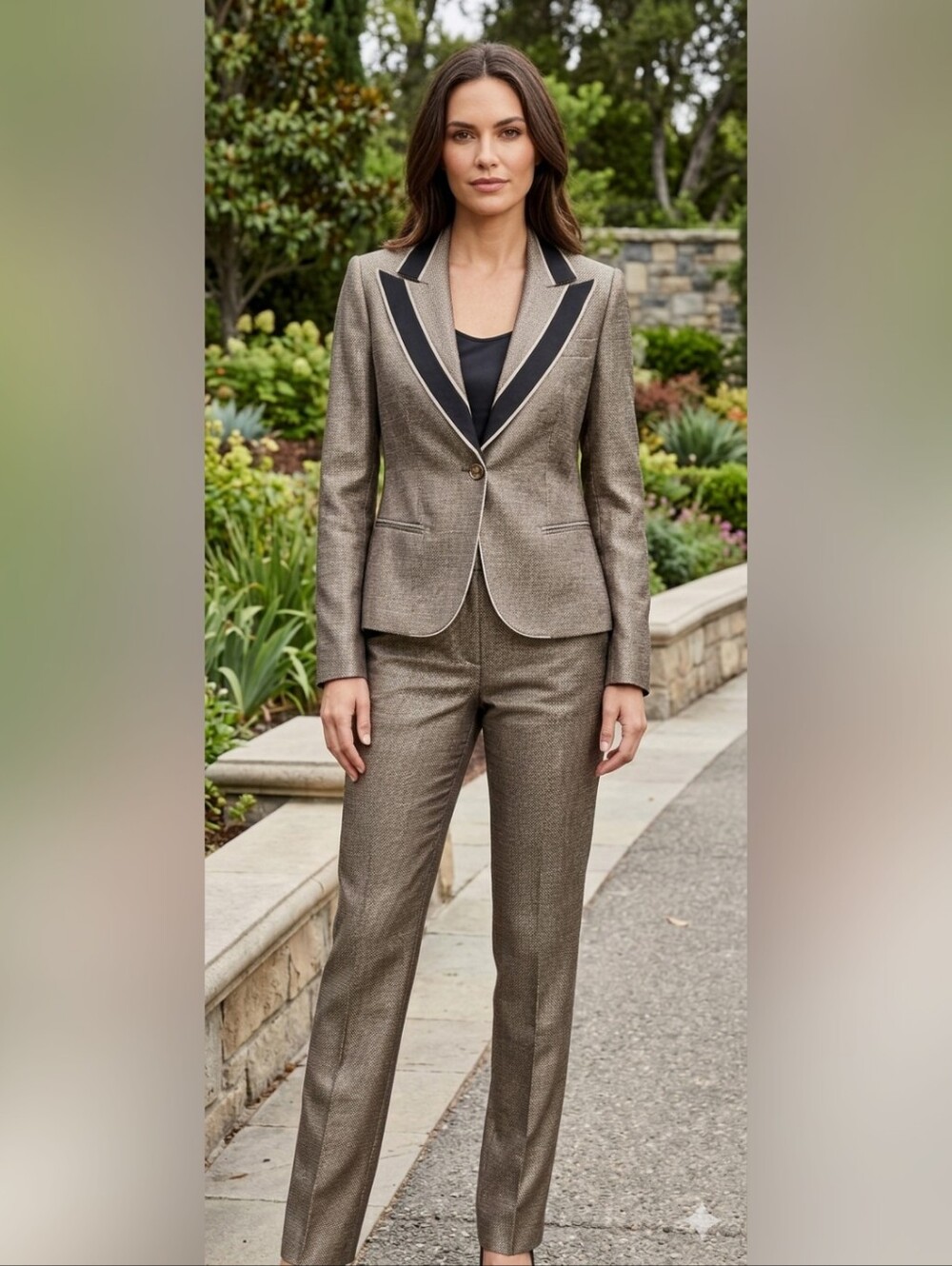 Vintage Giorgio Armani Borgo 21 100% Silk Tuxedo Blazer Jacket Size IT 36/US 0